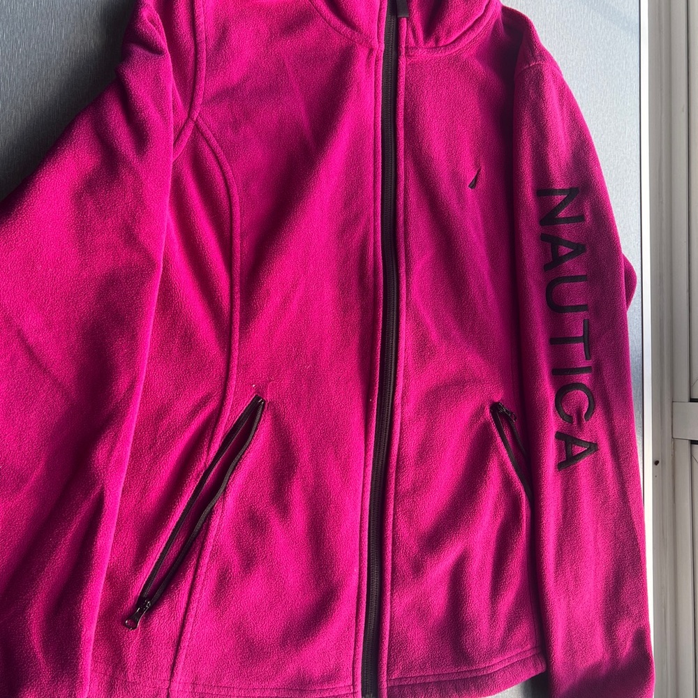Nautica Hot Pink Fleece Jacket